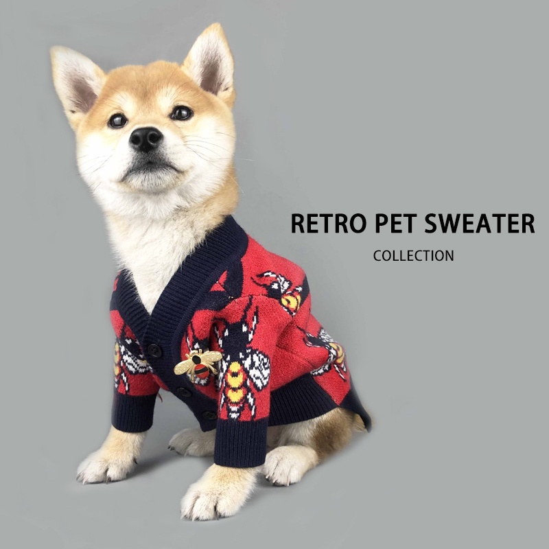 Boutique】Retro Clothes Dog Pet Ropa Perro Costume Para Coat Jacket Cat  Puppy Sweater Jersey Designe | Shopee Philippines