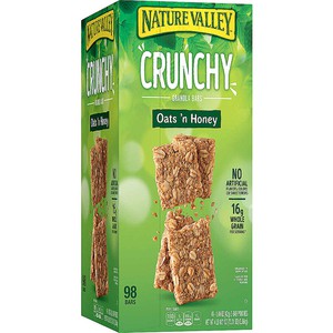 Nature Valley Crunchy Granola Bars Oats N Honey 98 Bars Shopee Philippines