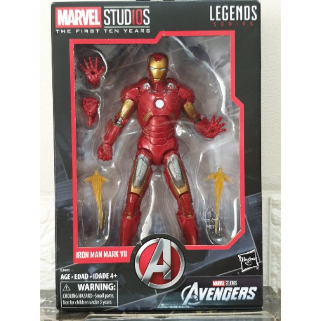 marvel legends iron man 10th anniversary