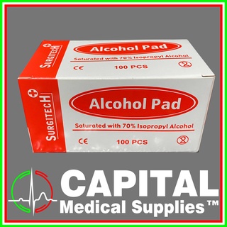 Disposable Alcohol Prep Pad / Swab , Antiseptic 70% Isoprophyl , Medical Sterilizing  , 100 pcs/box