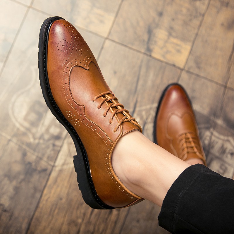 formal leather shoes