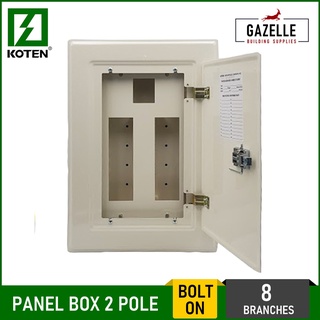 Koten Premium Type Panel Box 2 Pole Bolt On - 4 / 6 / 8 / 10 / 12 / 14 ...