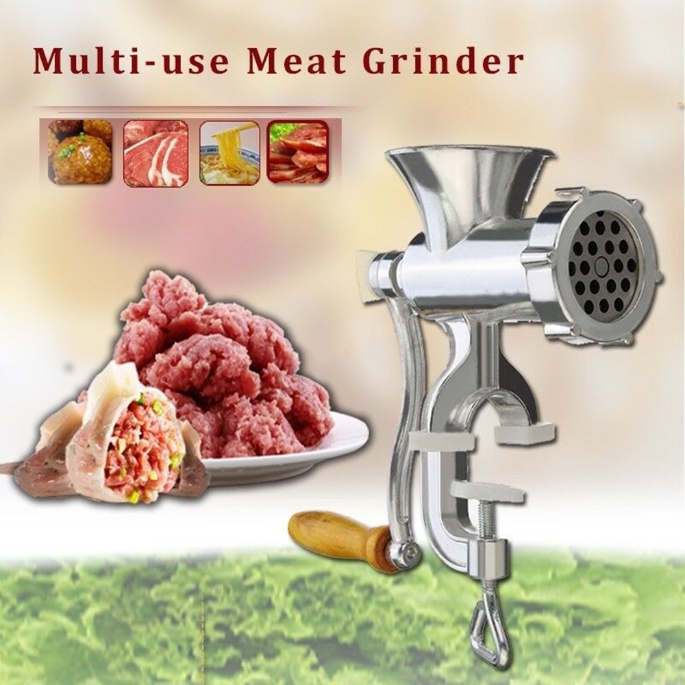 Pro Meat Grinder Cast Mincer Iron Hand Operated Crank Mincer Pasta