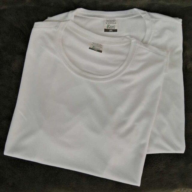 Keep Drifit White T-shirt Dri-fit Men & Women for Office/school/company ...