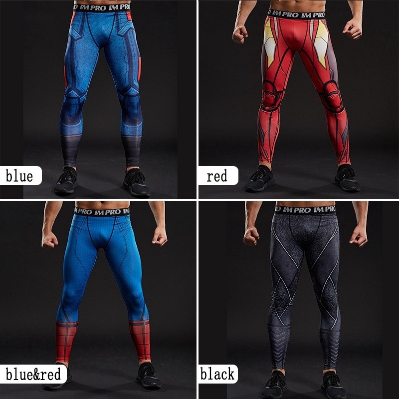 captain america workout leggings