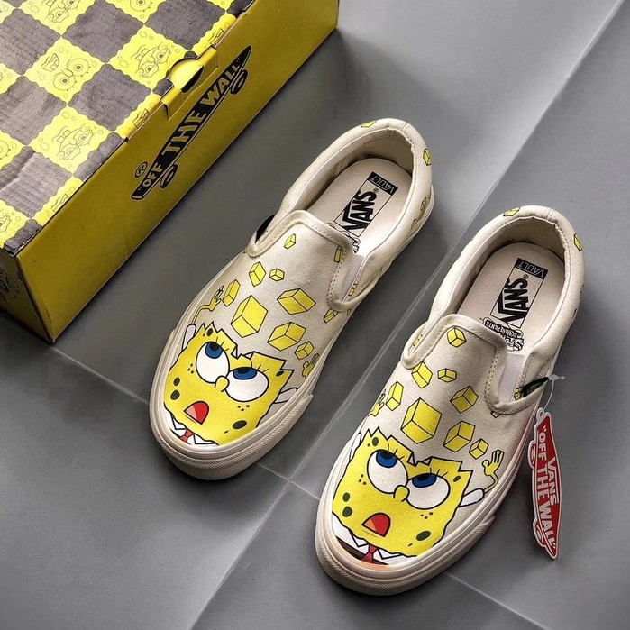 slip on spongebob vans