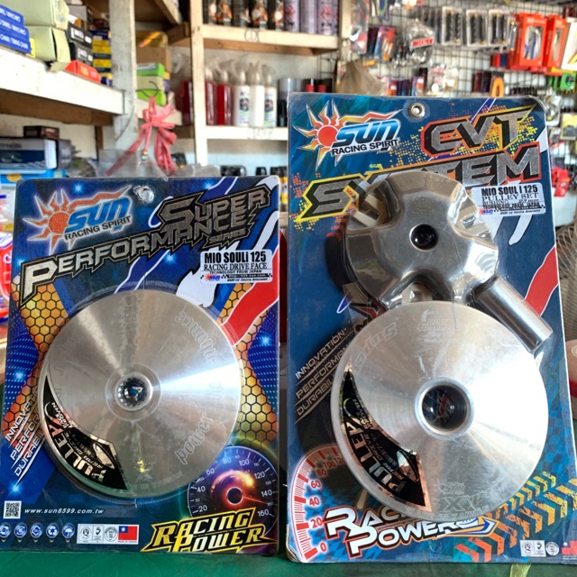 Sun Racing Pulley set and Driveface for Mio soul i125/mio i125 m3