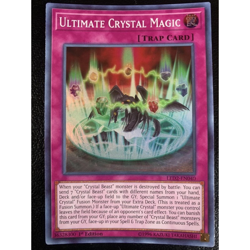 Yugioh Ultimate Crystal Magic Tcg Shopee Philippines