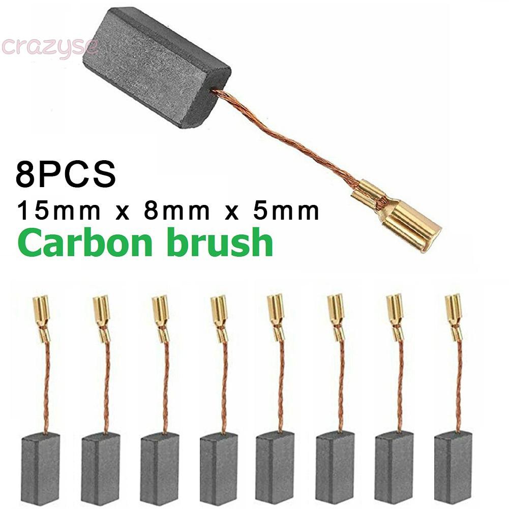 4psc Angle Grinder Replacement Carbon Brushes Set 5mm x 8mm x15mm Generic Electric Motor Carbon Brushes Replacement Parts