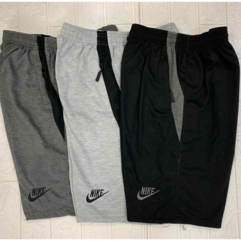 black nike cotton shorts