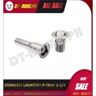 STAINLESS 304 LAVATORY P-TRAP 1-1/4 WITH FLIP UP . P-TRAP 1-1/4 .FLIP UP 1-1/4 ONLY.BASIN ACCESSORIE #4