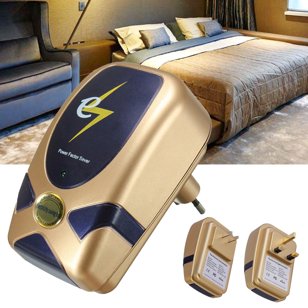 28KW Home Electricity Energy Power Factor Saver Electric Saving Plug Socket Adapter