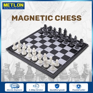 International Chess Set Board Travel Games Chess Entertainment Magnetic Foldable Chess Board