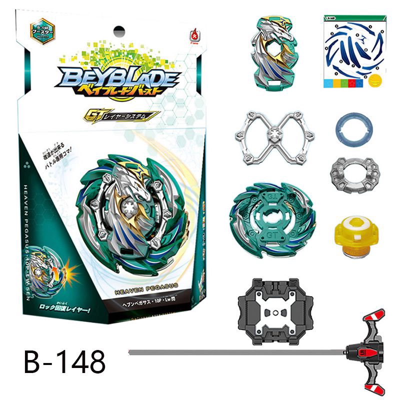 Takara Tomy Metal Beyblade Burst Gt B148 Heaven Pegasus 10p Lw With Ruler Wire Launcher Gift Toys Shopee Philippines