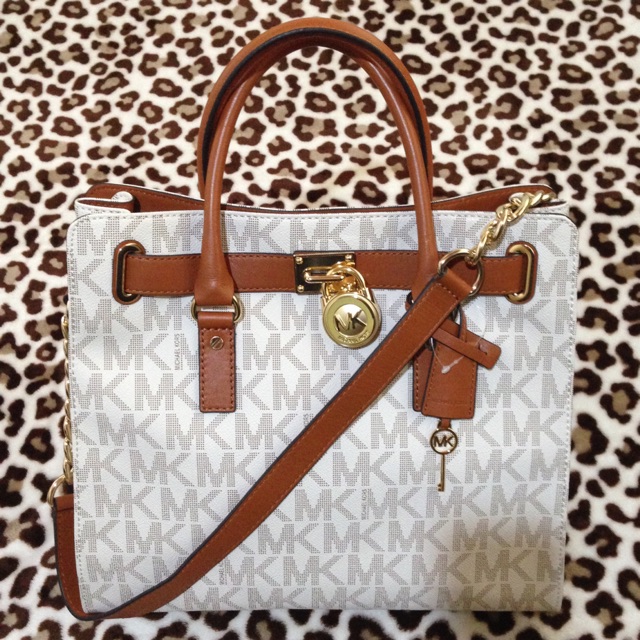 michael kors large vanilla tote