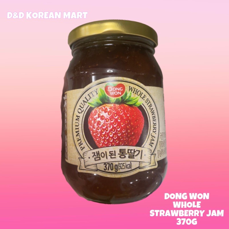 DONGWON KOREAN WHOLE STRAWBERRY JAM 370g Shopee Philippines