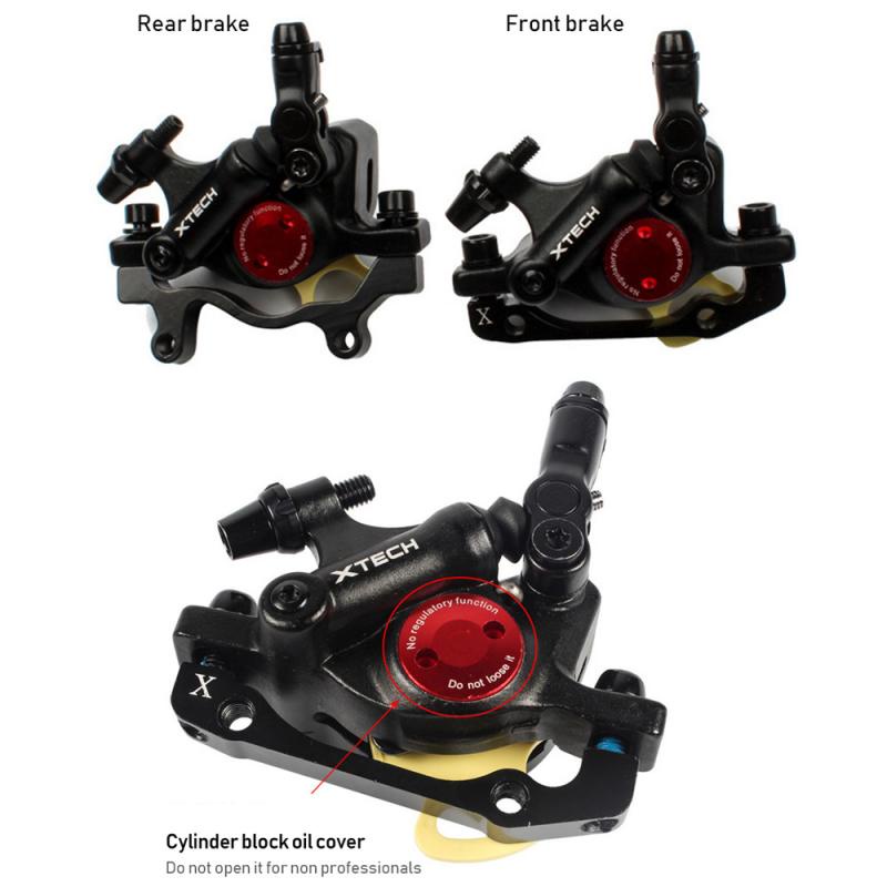 ZOOM XTECH MTB Bike Hydraulic Brake Bicycle Front Rear Hydraulic Disc