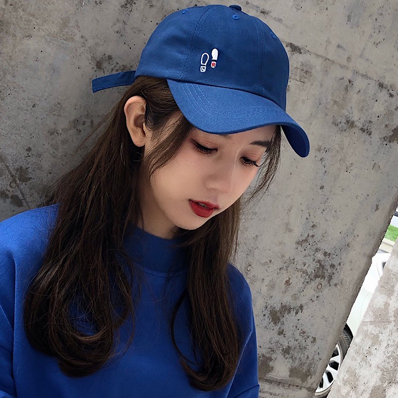 womens navy blue baseball cap