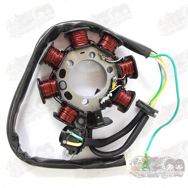 LJ Motorcycle stator coil kawasaki barako coil) Shopee