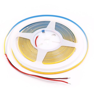 384LEDs per Meter Ultra Thin 5mm FOB LED Strip Soft Flexible COB Tape 12V 24V 3000K 4000K 6000K Warm Natural Cool White Color for Indoor House Decorative Lighitng 1m 2m 3m 4m 5m #9