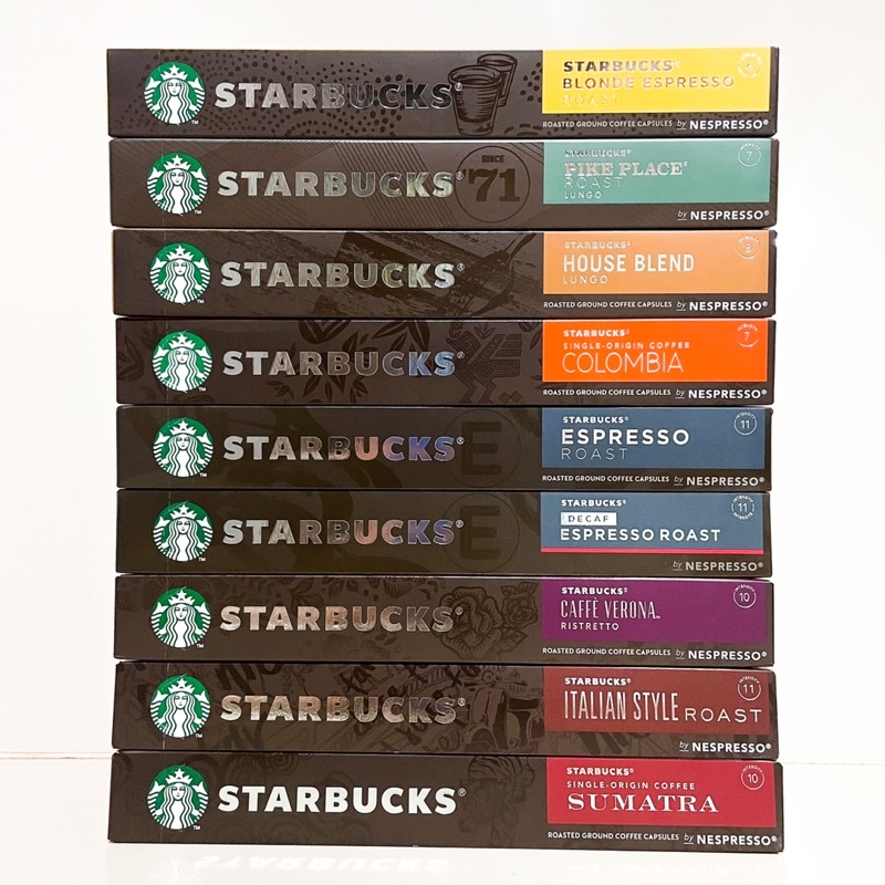 STARBUCKS Nespresso Pods Capsules All Flavors Available Shopee 