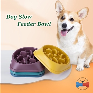 Pet Bowl Dog Food Bowl  Dog Bowl  Anti-Choking Bowl Puppy Kitten Cat Food Bowl Pet Slow Food Bowl