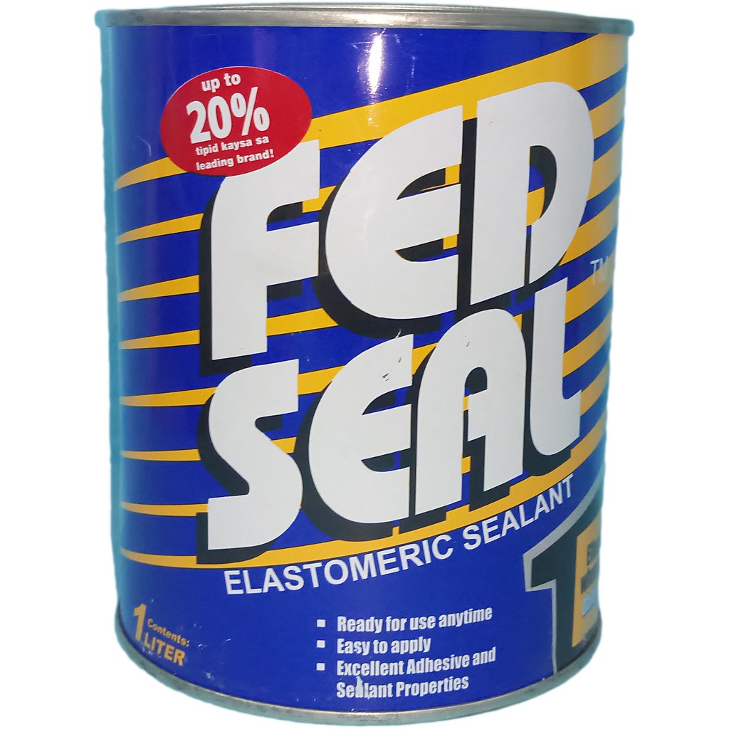 Fedseal elastomeric sealant 1 liter Fed seal Shopee Philippines
