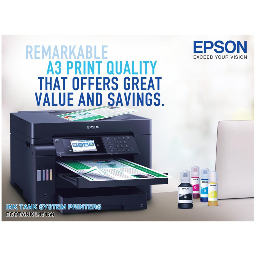 Epson Ecotank L15150 A3 Wi Fi Duplex All In One Ink Tank Printer Presyo ₱72715 3809