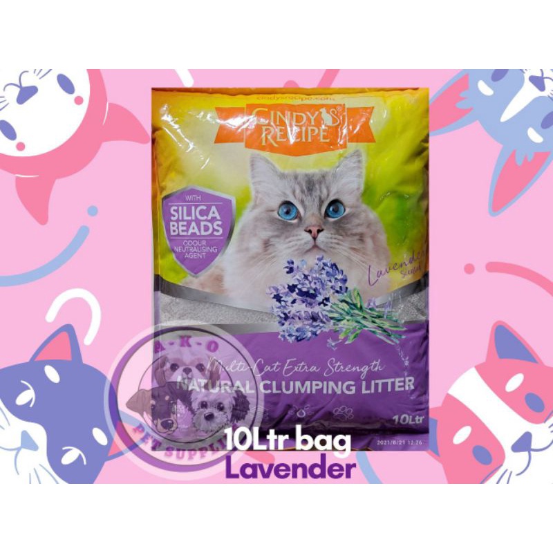 CINDY'S RECIPE Natural Clumping Cat Litter Sand (10L) Shopee Philippines