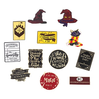 Ready Stock Quick Shipping Free Anti-Exposure Brooch Harry Potter Merchandise Metal Badge Pin Buckle Creative Unique #5