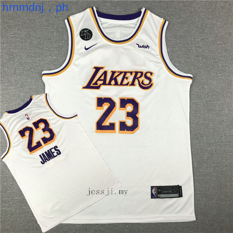 2020 2021 New Nba Los Angeles Lakers Lebron James 23 Round Neck Yellow Regular Season Basketball Jerseys Jersey With Kb Commemorative Mark Shopee Philippines