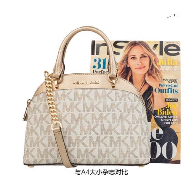 mk bag white