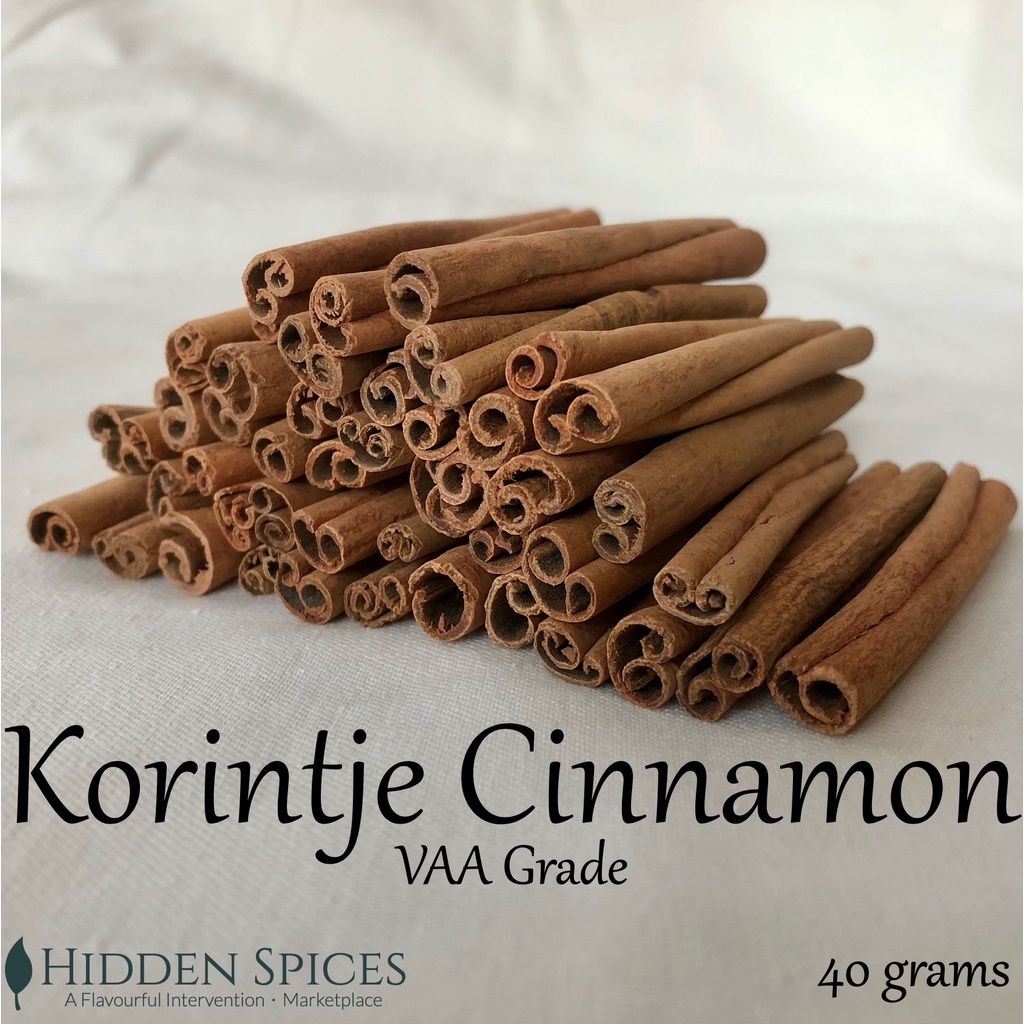 Indonesian Korintje Cassia Cinnamon (Whole VAA Grade 40g) Shopee