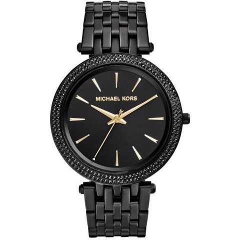 michael kors black darci watch