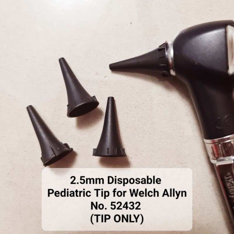 2.5mm Disposable Pediatric Tip for Welch Allyn No. 52432 (Speculum only