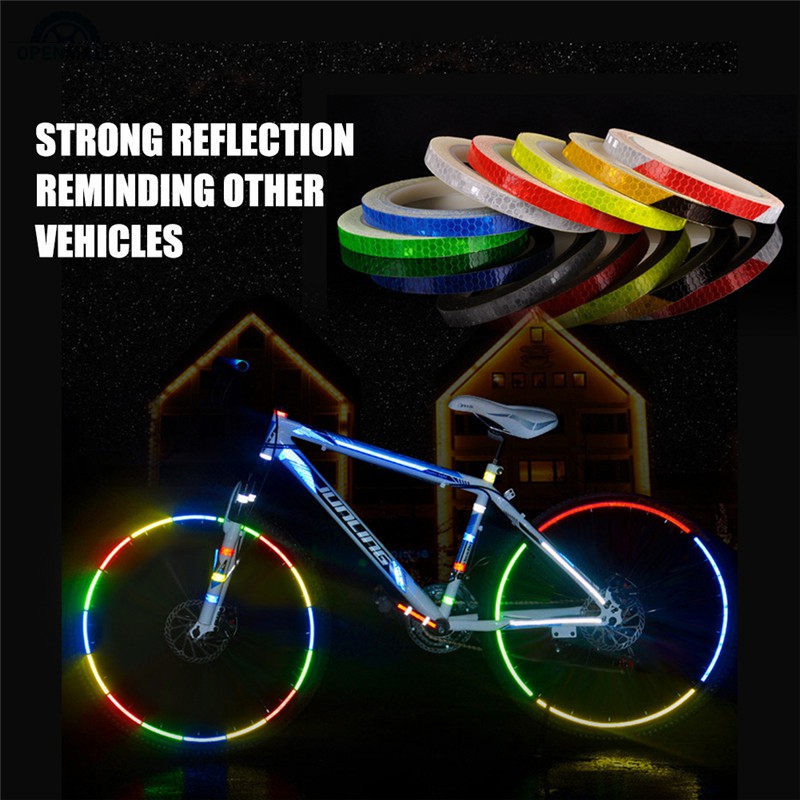 reflective tape bike frame