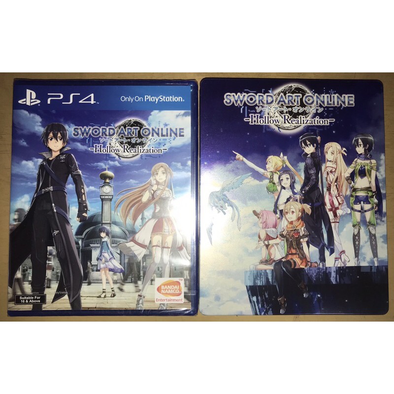 Ps4 Sword Art Online Hollow Realization Steelbook Steelcase With Game Brand New Rare Shopee Philippines