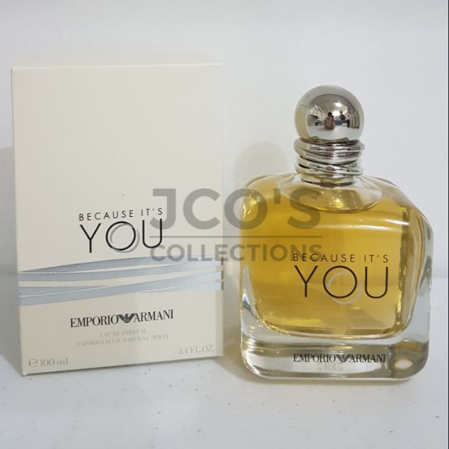giorgio armani perfume because it's you