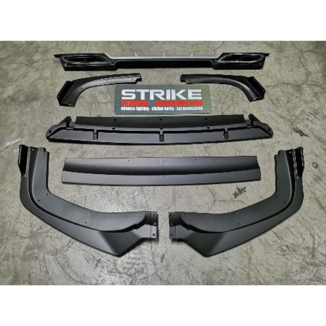 Wigo Bumper Diffuser and Front Chin Set | Shopee Philippines