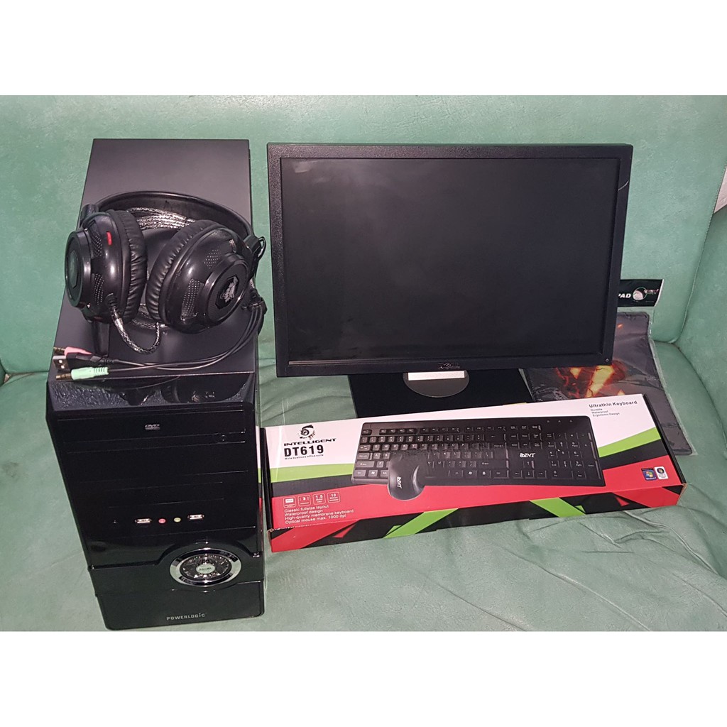 Affordable! Gaming Computer set Core i3 4gb 250 19wide monitor Shopee Philippines