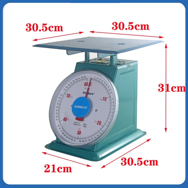 Flat Scale Commercial Mechanical Weighing Scale Flat Plate World