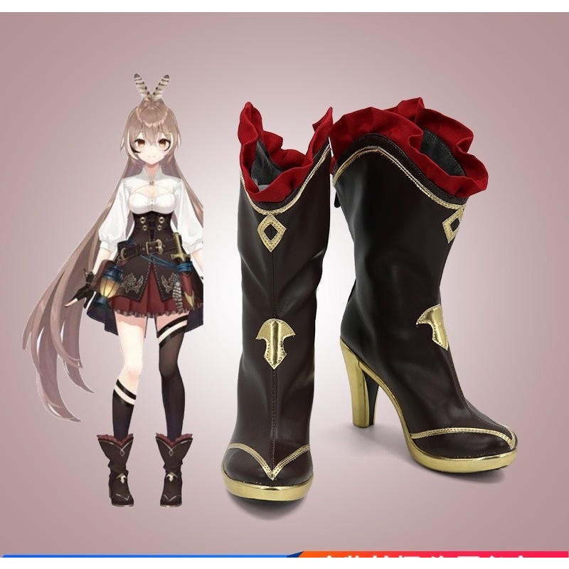 Vtuber hololive Nanashi Mumei cos shoes custom game anime Cosplay | Shopee  Philippines