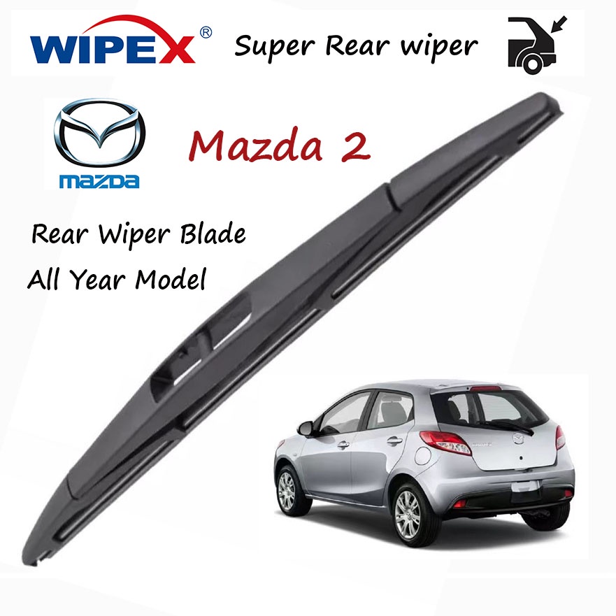 (Original)Mazda 2 Hatchback Rear Wiper Blade for 2015 to 2022 year Mazda2 Back Window Wipers