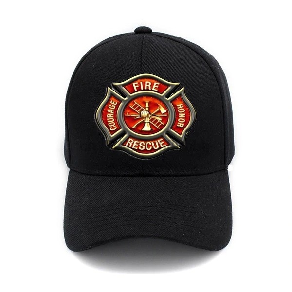 Graphic Firefighter Window Cap Fashion 