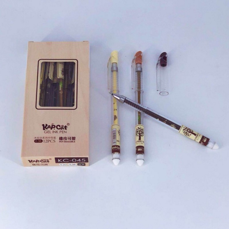 12PCS Erasable Gel Pen Set Writing Pen Ballpen with Eraser Stationery