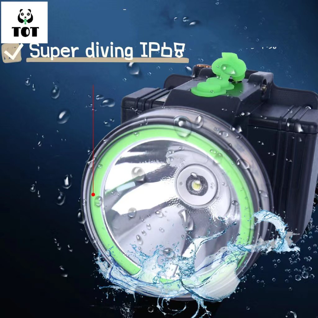 TOT brand diving LED headlight waterproof highlight headlight deep