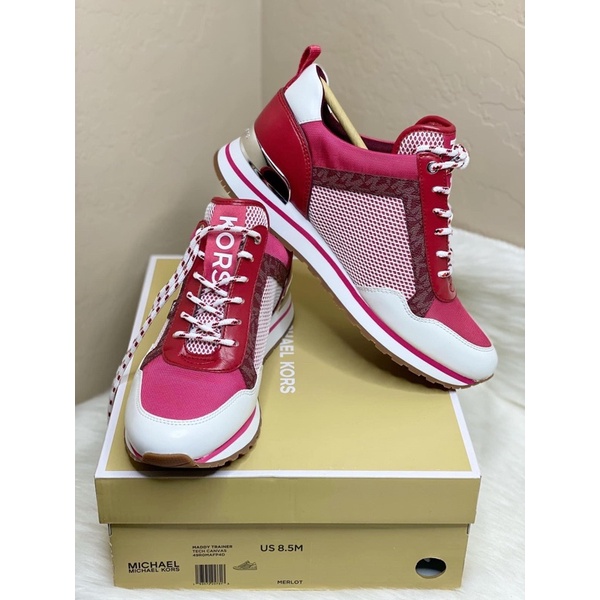 MICHAEL KORS | Maddy Trainer in Merlot | Women's Fashion Shoes | Original &  On hand | Shopee Philippines