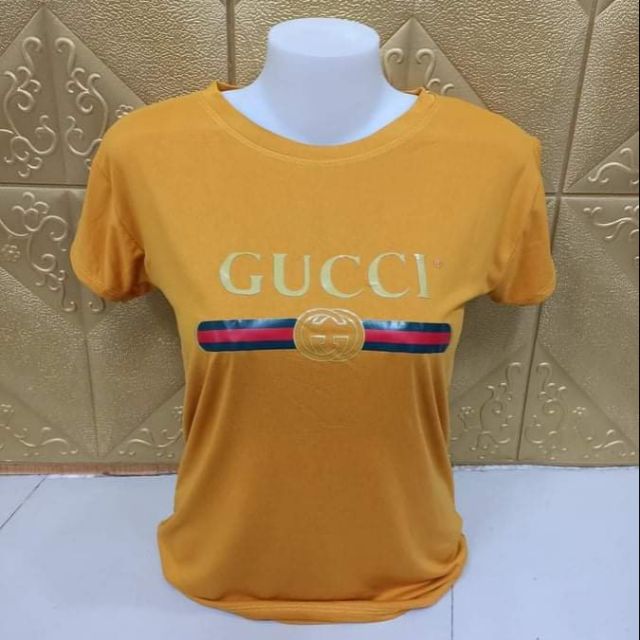 gucci t shirt women's yellow