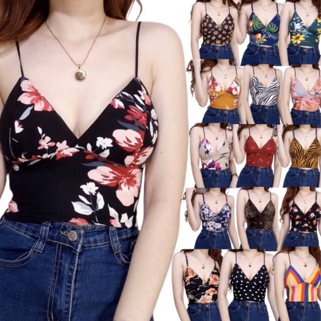 Hazeshop Nadine Lustre Inspired Padded Bralette Crop Top Trending Summer Ootd Party Outfit Shopee Philippines