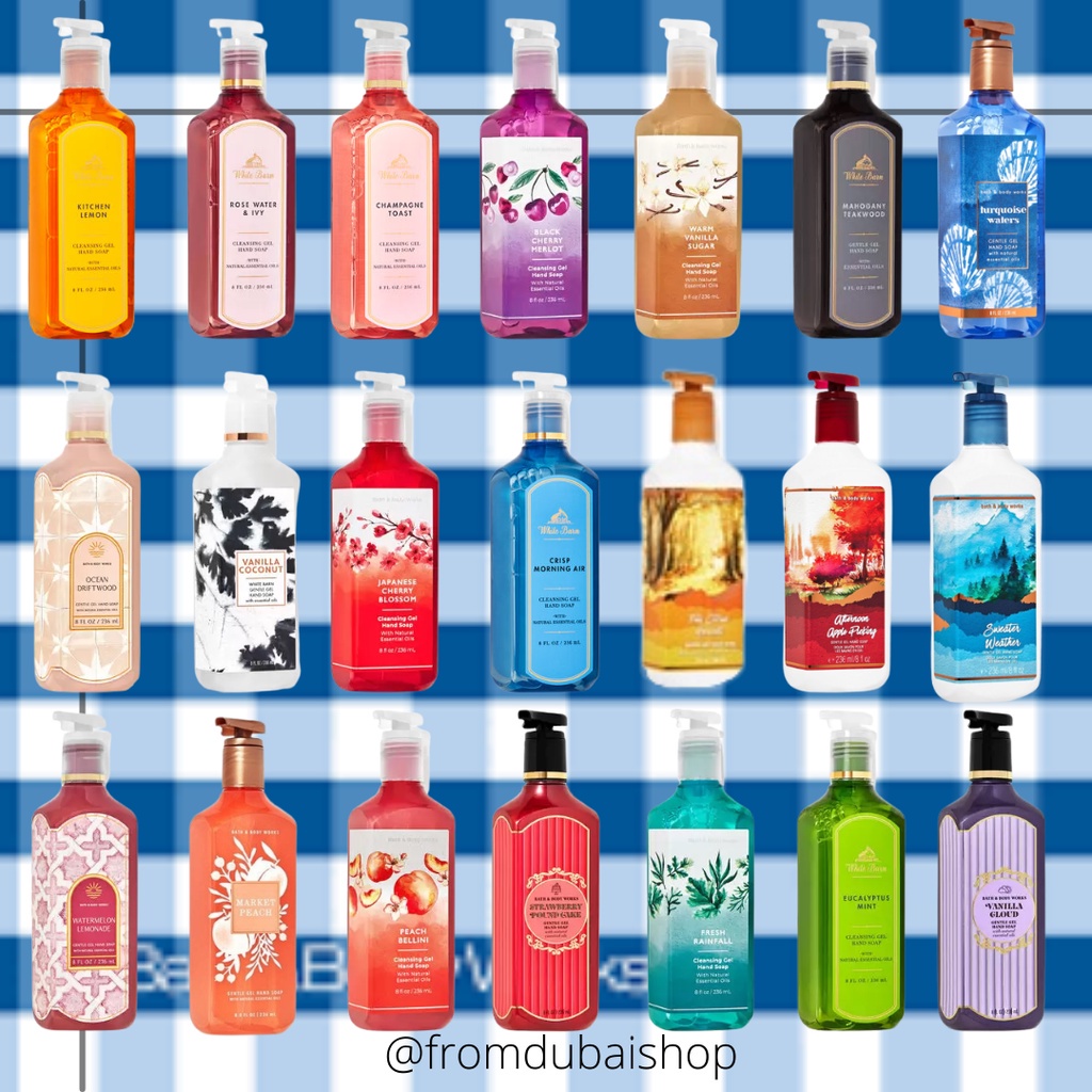 Hand wax Bath and Body Works Gel Hand Soap 236ml Shopee Philippines